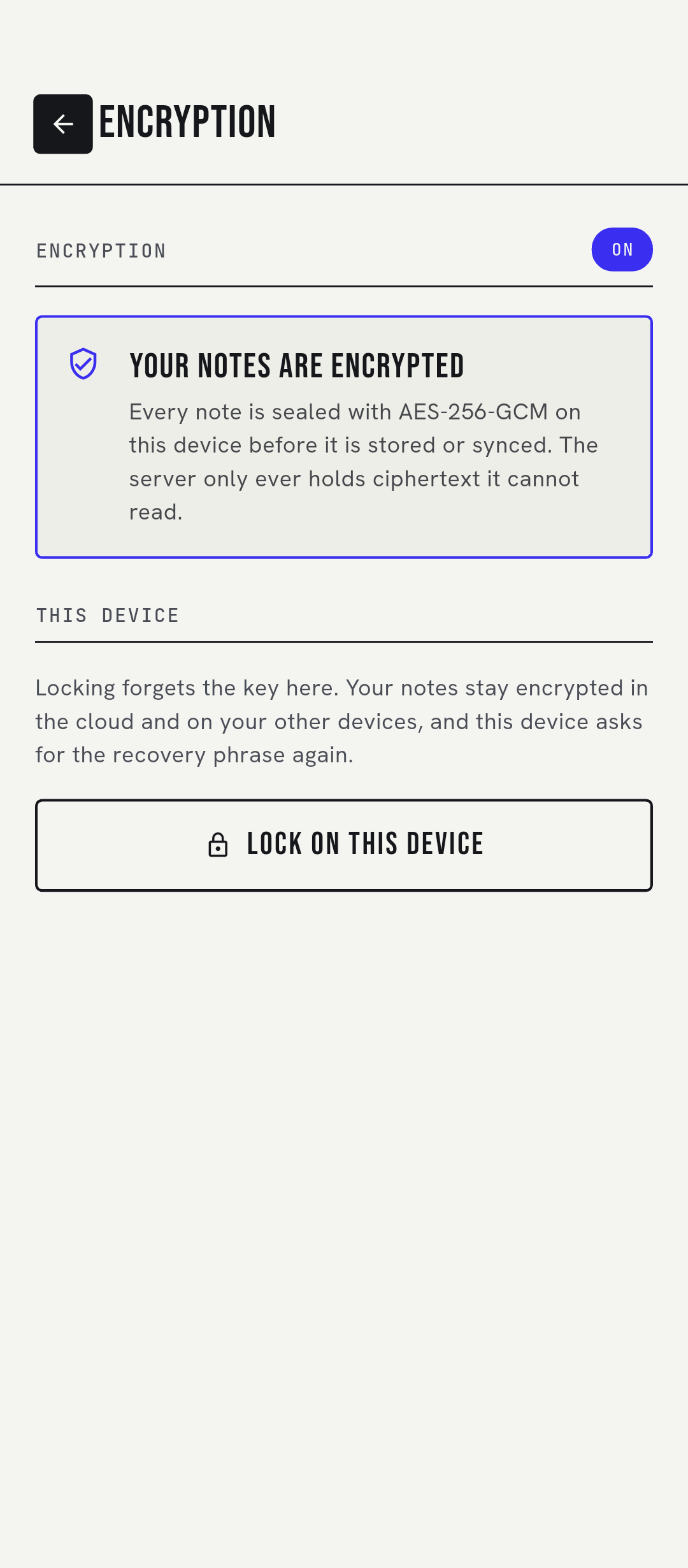 Encryption